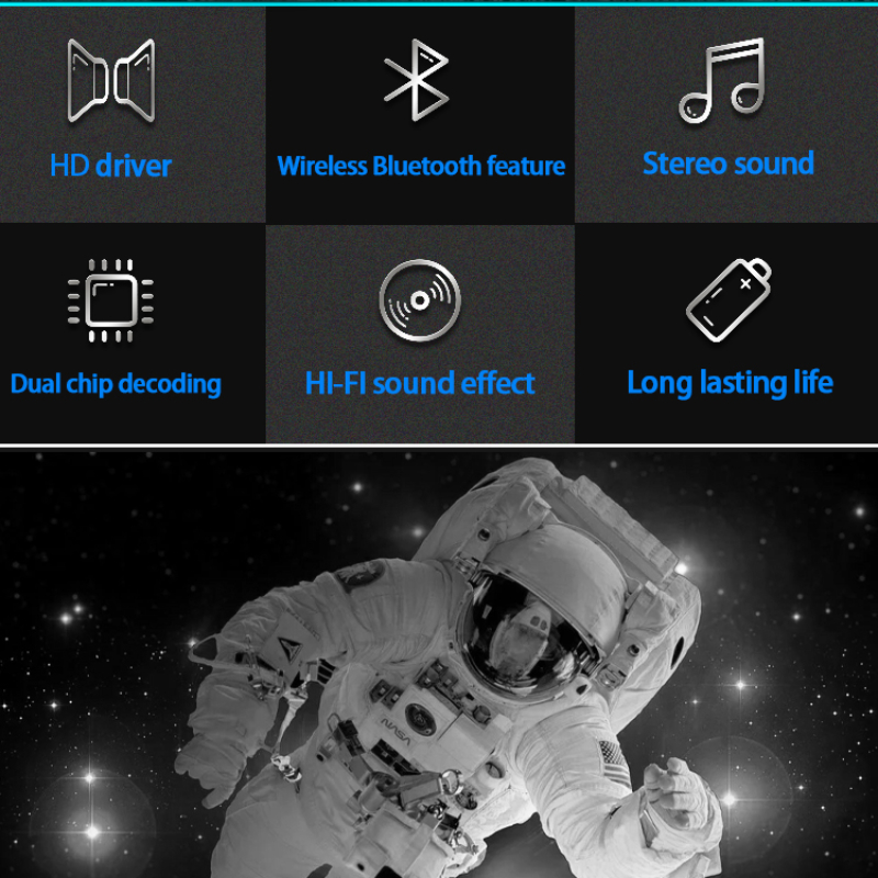 Loa Bluetooth Không Dây Hình Phi Hành Gia Sáng Tạo