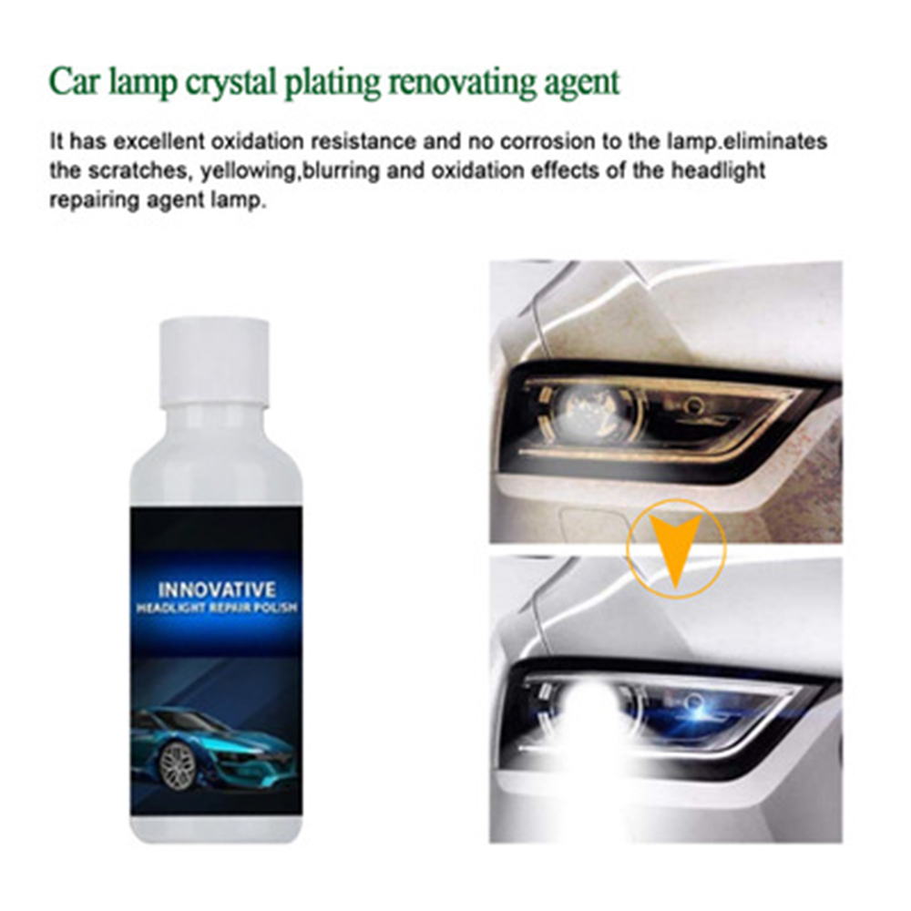 Car Lens Cleaner Restoration System Headlight Lens Car Care Durable