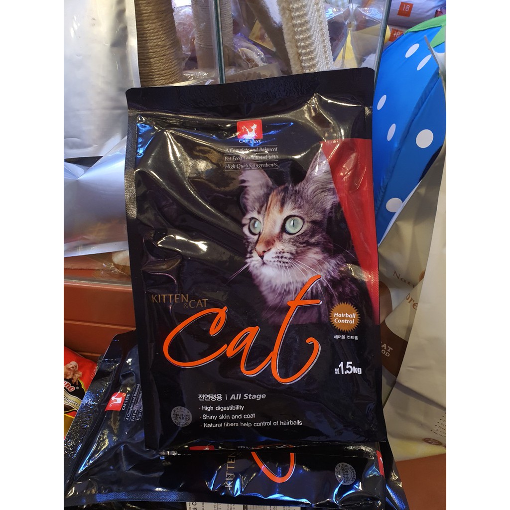  Hạt CATEYE cho mèo Hàn Quốc - túi zip 1 kg