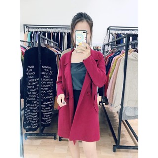 ÁO KHOÁC LEN DẠ ÉP MIẾNG CADIGAN