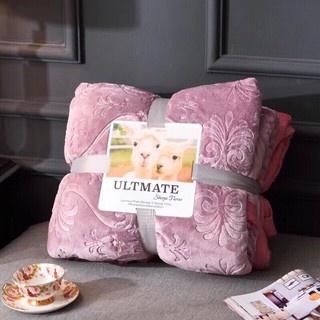 (Ảnh Thật 100%) Chăn lông cừu ultimate hàng nhập 2mx2m3