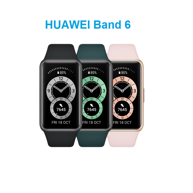 Vòng Đeo Tay Thông Minh HUAWEI Band 6. Theo Dõi SpO2 Cả Ngày.