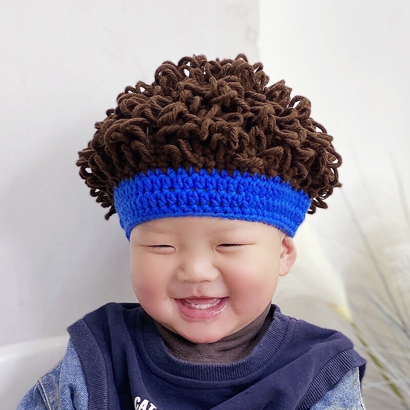 Mũ tóc giả xù cho bé 🌸 freeship🌸 mũ len handmade