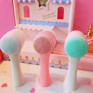 Cọ rửa mặt cầm tay 2 đầu