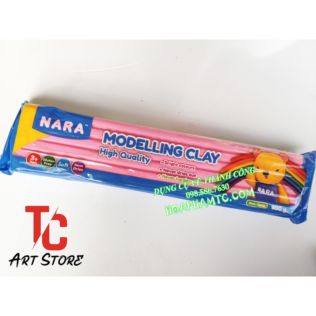 Đất nặn Kiddy Clay / Đất sét Nara 500g - Modelling clay - đất sáp dẻo