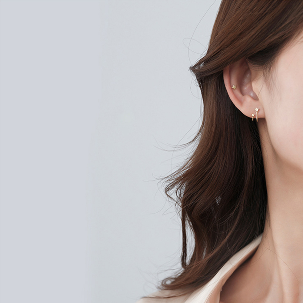 Bông Tai Hình Ngôi Sao Dễ Thương Cho Nữ