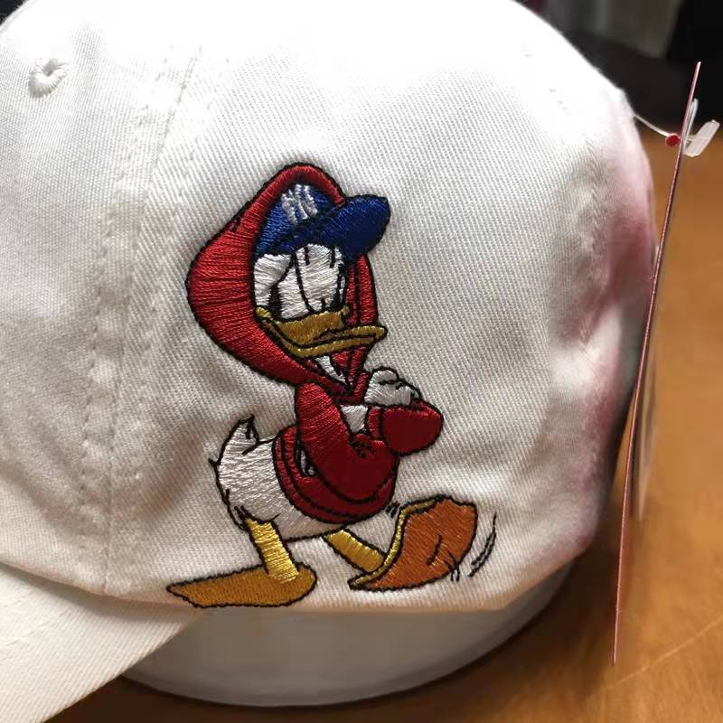 Mũ Lưỡi Trai Thời Trang Cotton Mềm Disney Donald Duck Thêu Chữ Sành Điệu Unisex