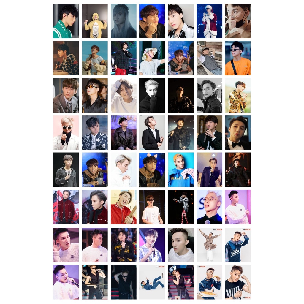 Set 100 ảnh mini Sơn Tùng MTP