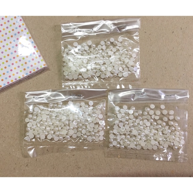 Túi hạt trai bẹt (nửa hạt) 4mm-8mm