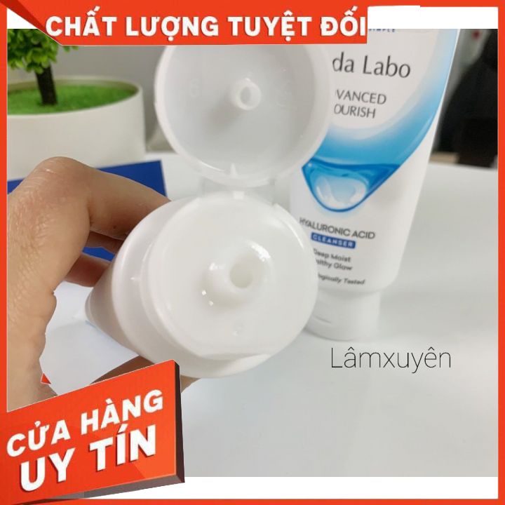 Sữa Rửa Mặt Hada Labo Sạch Sâu Dưỡng Ẩm 80g Advanced Nourish Hyaluronic Acid Cleanser làm sạch bụi bẩn sáng da