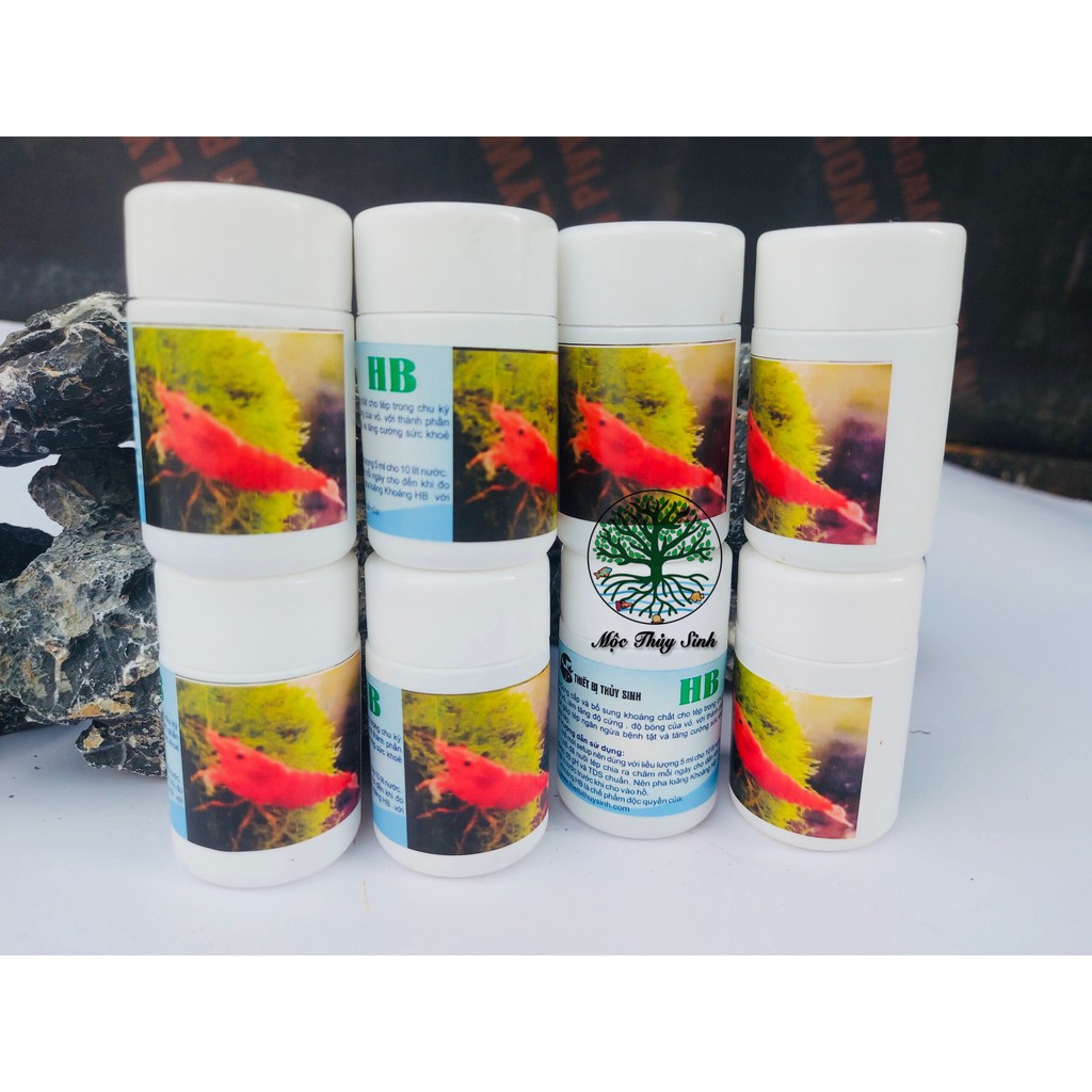 KHOÁNG TÉP HB - CUNG CẤP CANXI VÀ KHOÁNG CHẤT LÀM CỨNG VỎ CHO TÉP KIỂNG THỦY SINH