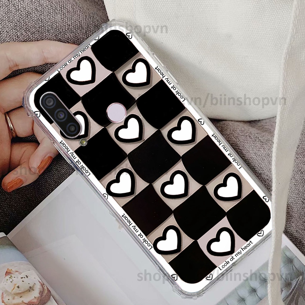 Ốp Vsmart Joy 3 / Joy3 caro trái tim nhiều màu sắc, đầy cá tính, khẳng định phong cách