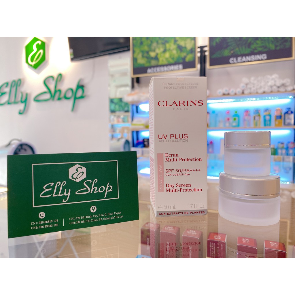 Kem chống nắng Clarins UV Plus Anti-Pollution Rosy Glow