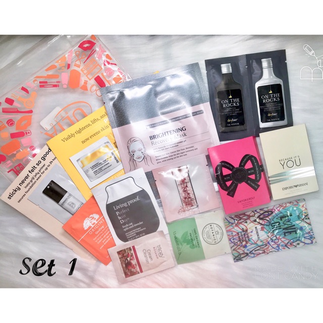 Set sample mỹ phẩm các hãng