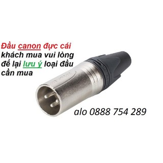 đầu canon đực và cái