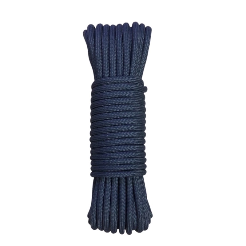 20 mét - Dây Dù 4.5mm có lõi sọc gân chất mền là hàng xuất khẩu dùng làm vòng tay, macrame, căng lều, dây phơi