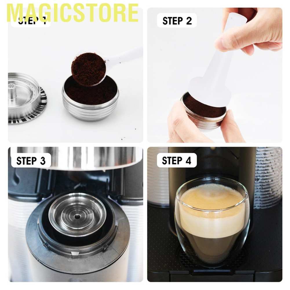 Bộ Lọc Cà Phê Bằng Thép Không Gỉ Có Thể Tái Sử Dụng Cho Máy Pha Cà Phê Nespresso Verna Plus