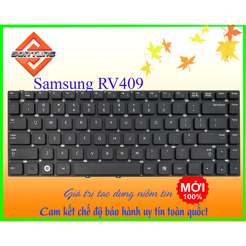 Bàn Phím Samsung NP-RC410 NP-RV409 NP-RV410 NP-RV411 NP-RV415 NP-RV420