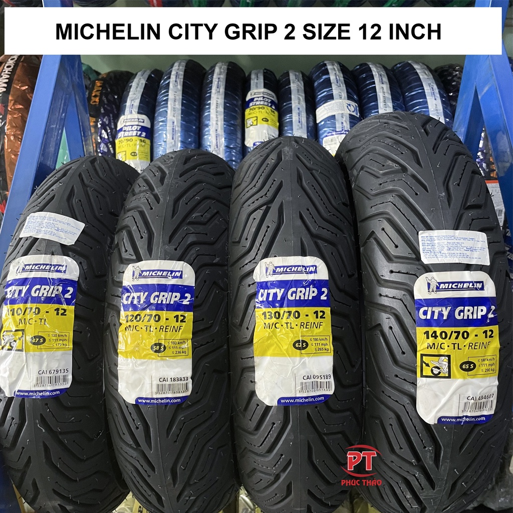 Vỏ Michelin xe ga AirBlade SH Vario PCX NVX... Vỏ lốp Michelin Pilot Street 2 - Moto Gp - City Grip Pro - City Grip 2