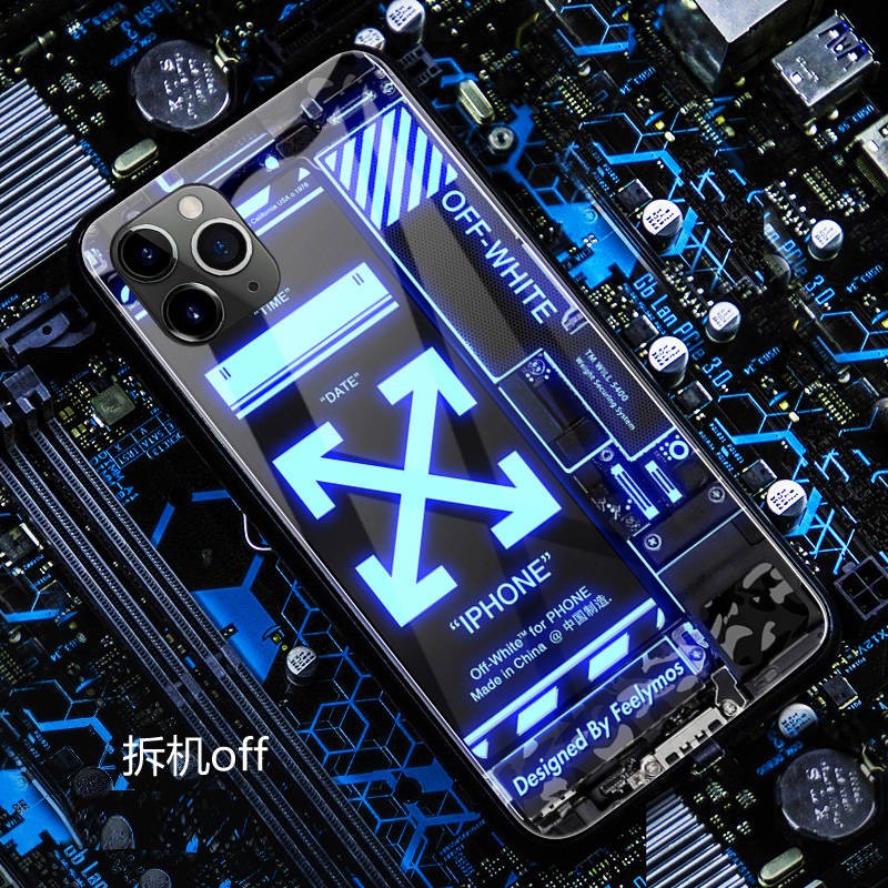 Vỏ điện thoại phát sáng, điều khiển bằng giọng nói, sáng tạo trí thun ngắn tay | BigBuy360 - bigbuy360.vn