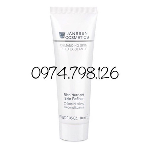 🍀KEM LÀM SĂN CHẮC DA BAN NGÀY JANSSEN COSMETICS RICH NUTRIENT SKIN REFINER 10 ML