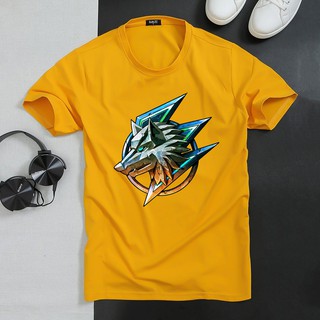 Áo Thun nam in họa tiết SÓI XÁM, áo thun nam cổ tròn chất liệu cotton