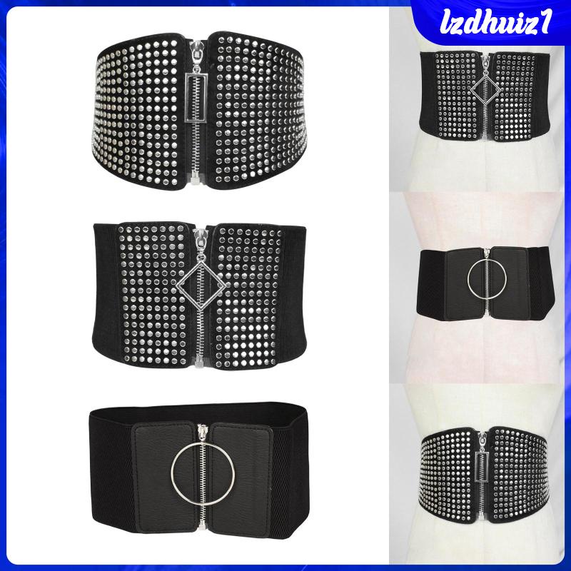 Thắt Lưng Bản Rộng Co Giãn Thời Trang Dùng Hóa Trang Dự Tiệc