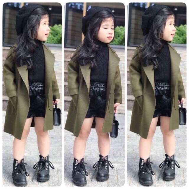 Áo khoác dạ cho bé