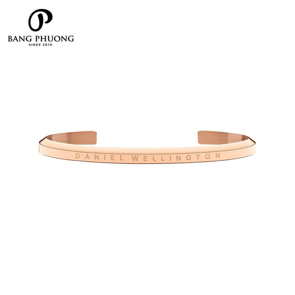 [Hàng Chính Hãng] Vòng tay Daniel Wellington Classic Rose Gold DW Cuff Chính Hãng
