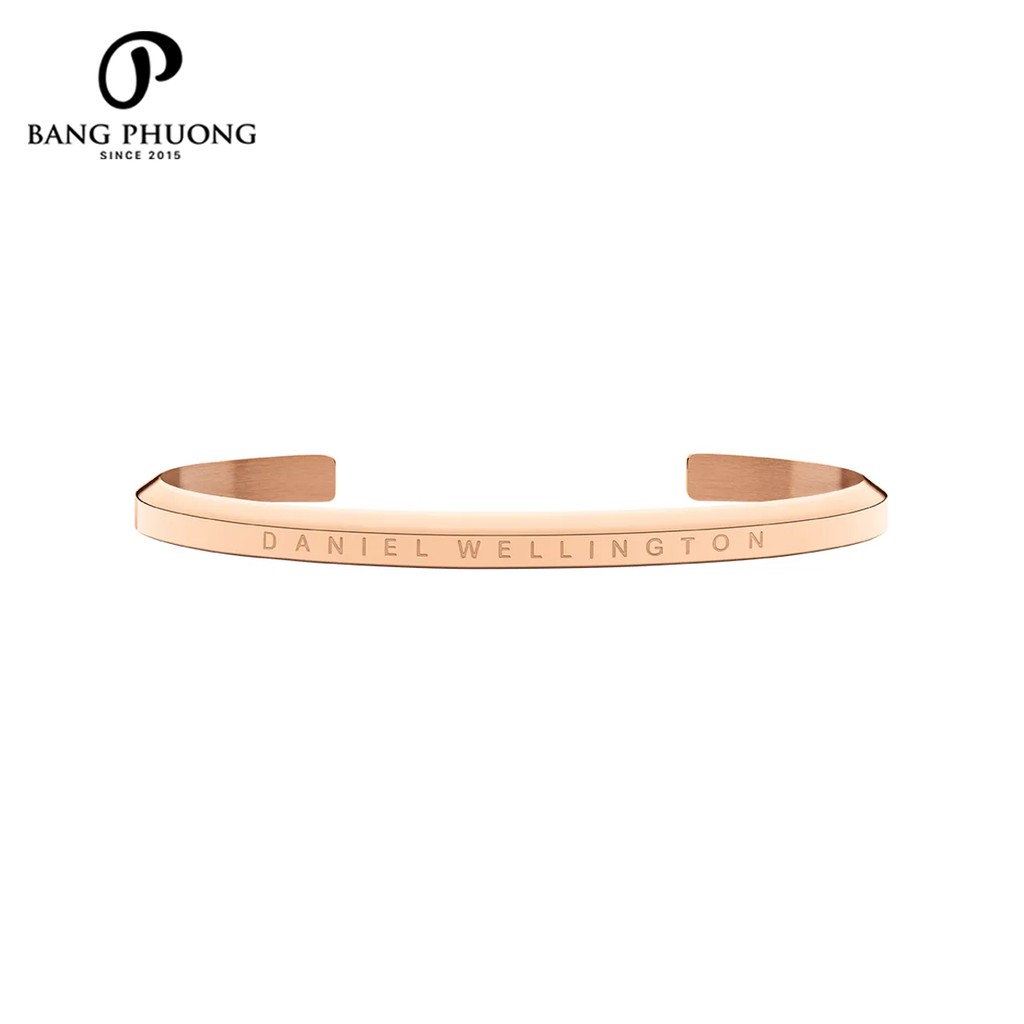 Vòng tay Daniel Wellington Classic Rose Gold DW Cuff Chính Hãng