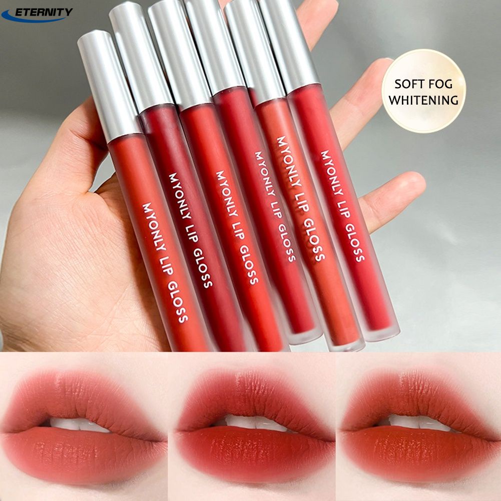 Eterni Myonly lụa satin sương Son Môi Men có độ bền cao, tự nhiên, không hiển thị dòng môi, dễ dàng để màu sắc, cung cấp độ ẩm, dưỡng ẩm, đầy đặn và trắng Son bóng eterni