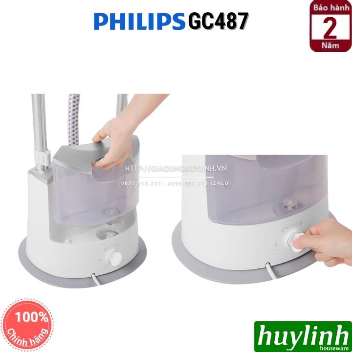 [Mã ELHAMS5 giảm 6% đơn 300K] Bàn ủi hơi nước dạng đứng Philips GC487 / 89 - Chính hãng BH 2 năm