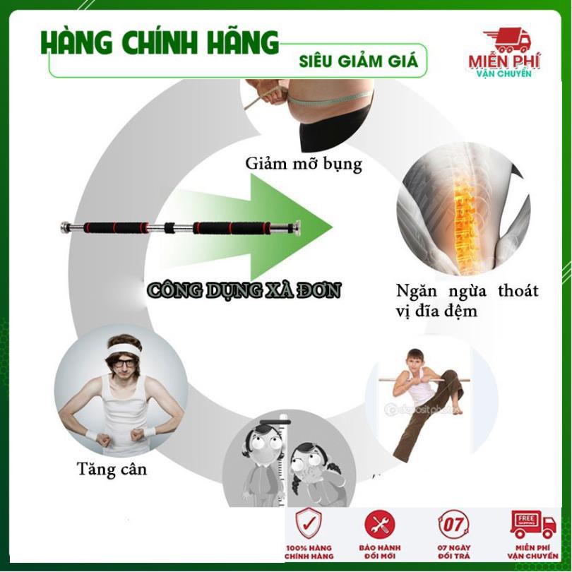 FREESHIP - HÀNG LOẠI 1 Xà đơn gắn cửa hoặc treo tường 60-100 cm - Đồ Gia Dụng Thông Minh