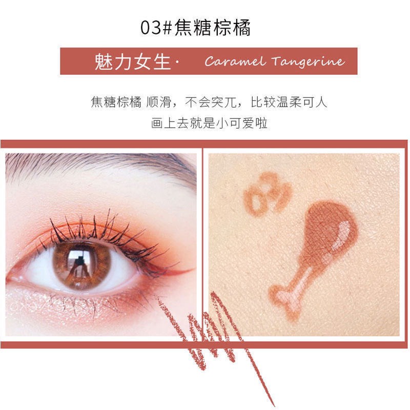 ❤️Chì kẻ mắt sáp FAICCIA xoay 360 độ dễ kẻ nhiều màu sắc phong phú chống nước lâu trôi thiết kế nhỏ gọn -KMSFAI00