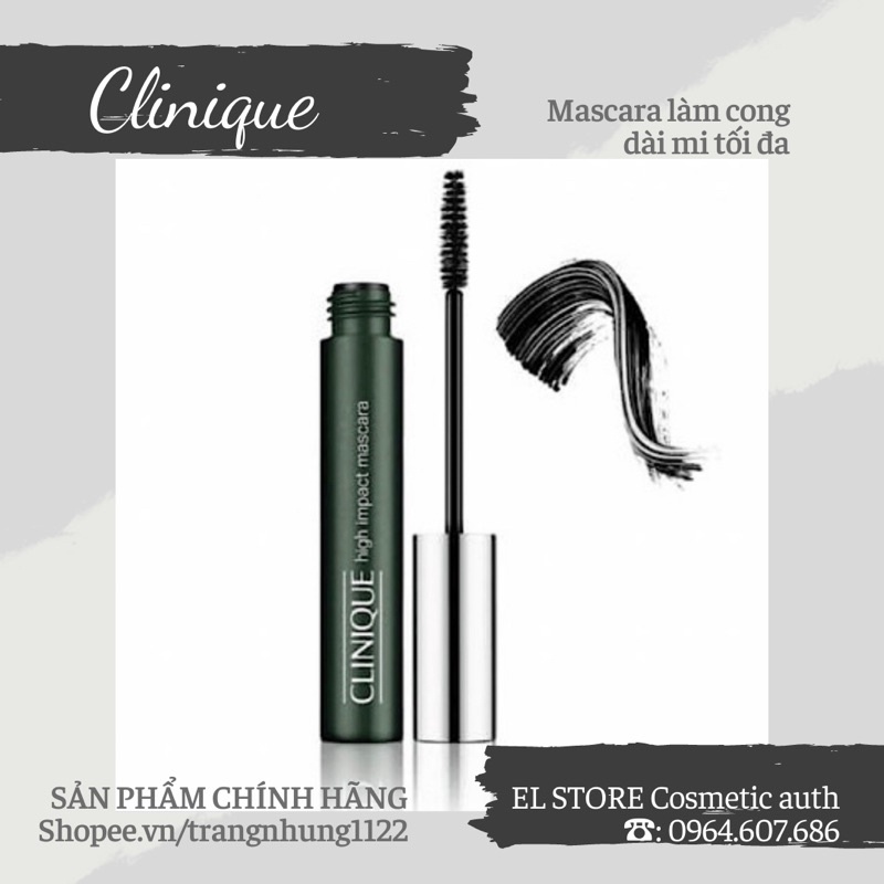 [BILL US - EL STORE] Mascara  Clinique  high impact dài và cong mi