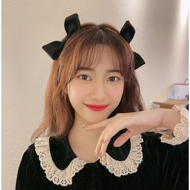 Băng Đô Cài Tóc Hình Nơ Jisoo MILA - BD021