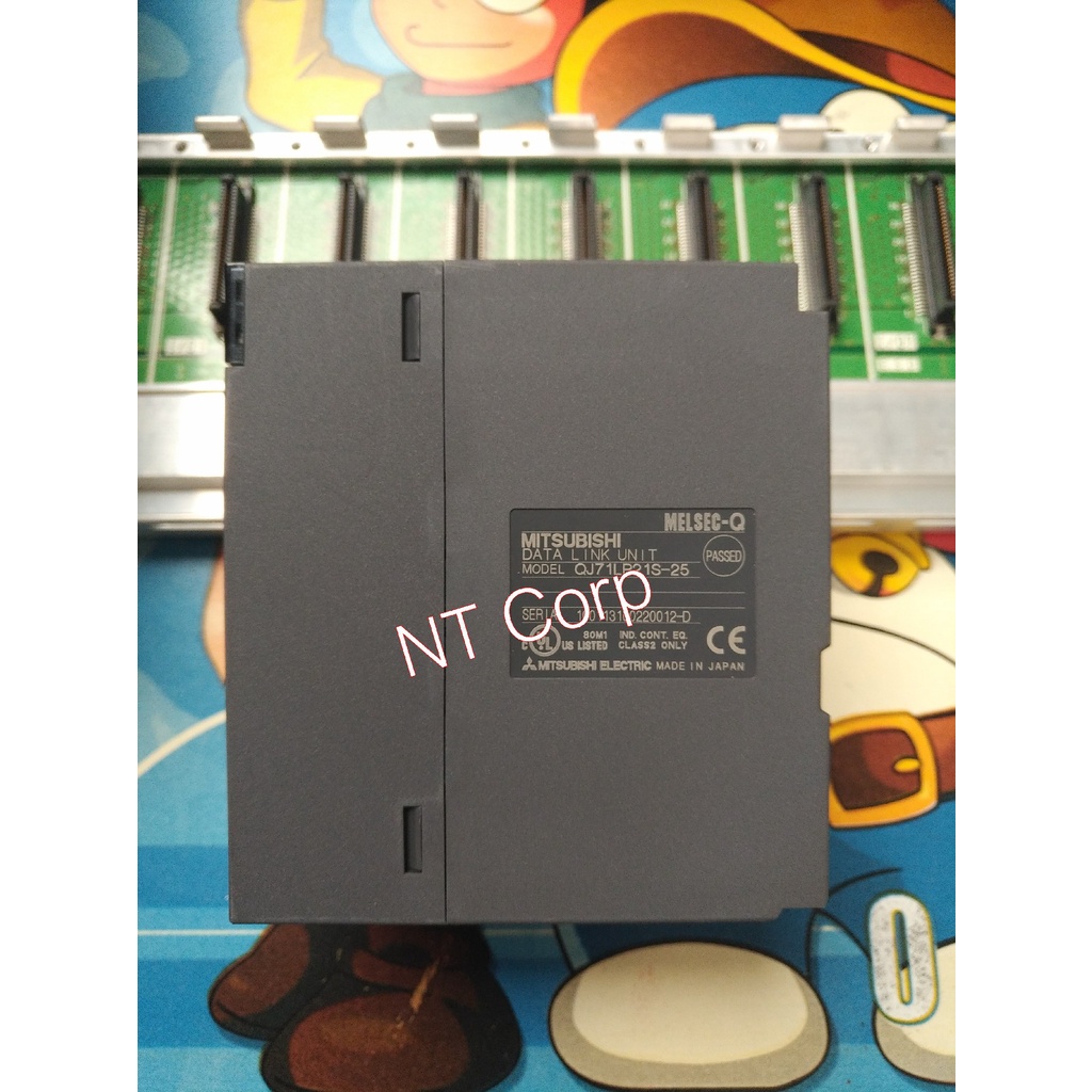 Module Data Link Mitsubishi QJ71BR11, QJ71LP21-25 và QJ71LP21S-25, dùng cho PLC dòng Q, hàng used Nhật Bản