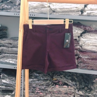 Quần short kaki lật lai
