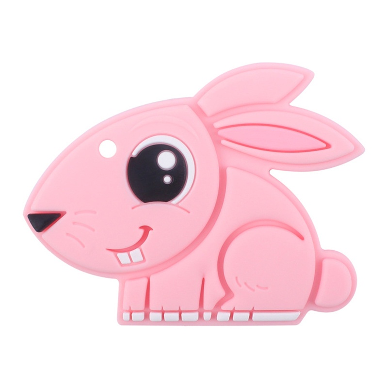 Haha Núm Ti Giả Silicon Cấp Hạt Hình Thỏ Mắt To Hoạt Hình DIY