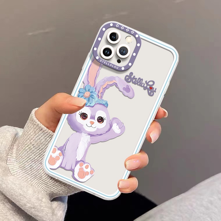 Ốp Điện Thoại Silicon TPU Mềm Trong Suốt Họa Tiết Dễ Thương Chống Sốc Cho IPhone 13 12 11 Pro X XR XS Max 6 6S 7 8 Plus