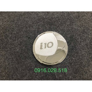 Phụ kiện ốp nắp bình xăng xe grand i10 sedan loại dày mạ crom