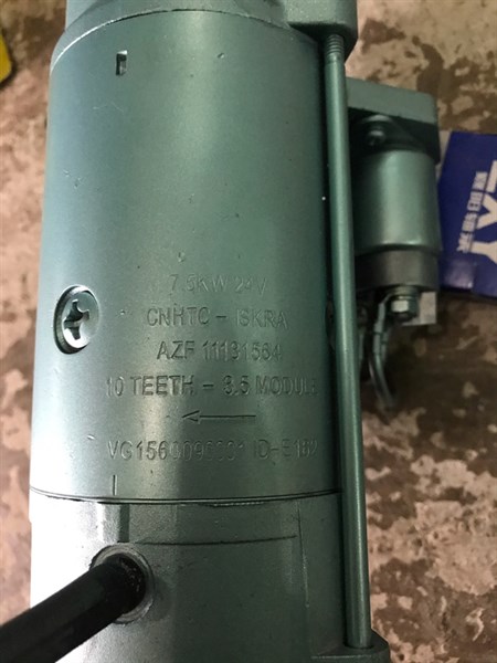 Củ Đề 24V-3T-10R Đề HOWO 336/371  củ đề xe howo