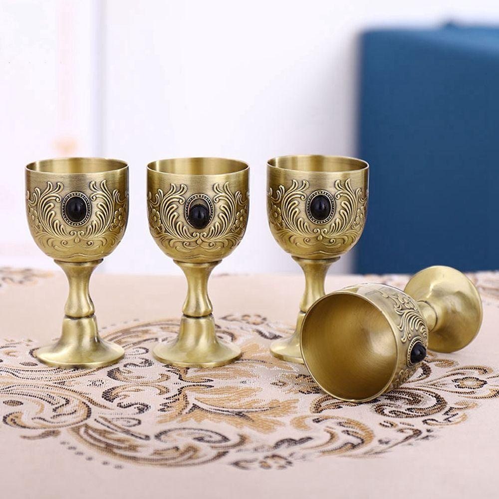 IVORY Ly Uống Rượu Mini Phong Cách Vintage