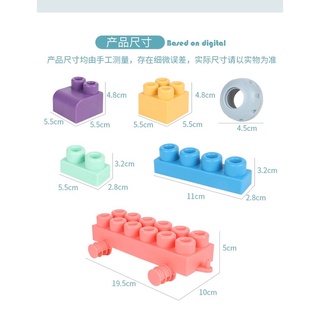 THÙNG LEGO NHỰA DẺO SIZE TO CHO BÉ TỪ 6M