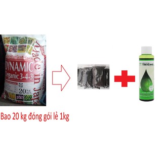 Phân Dynamic Nhật 1kg và Trichoderma Điền Trang lỏng 100ml