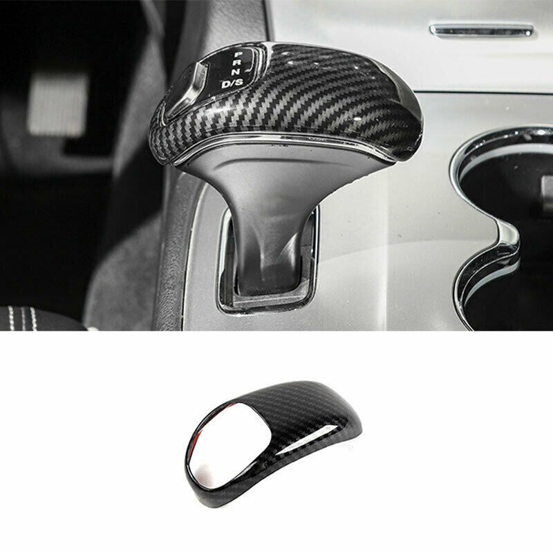 Viền Bọc Cần Gạt Số Bằng Sợi Carbon Cho Jeep Grand Cherokee 2014-2015