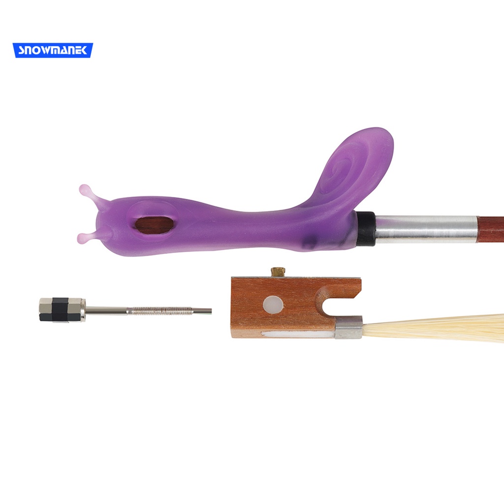 snowmanek Instrument Parts Violin Bow Grip Snail Shape Violin Bow Grip Correcting Posture for Instrument