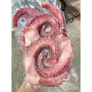 Râu bạch tuộc khổng lồ to giòn sừn sựt, túi 1kg hút chân không, vệ sinh an toàn thực phẩm