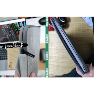 Túi Chống Sốc Macbook/Surface/Laptop, Cặp Da Đựng LapTop Thời Trang Chống Va Đập Kháng Nước 13/14/16, Tặng Túi Nhỏ Rời