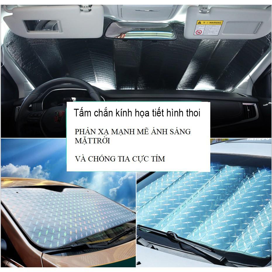 Tấm chắn nắng kính lái xe ô tô, xe hơi chất liệu xốp phủ bạc cho xe 4-5 chỗ | BigBuy360 - bigbuy360.vn